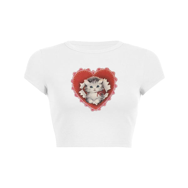 Graphique de cœur amoureux des chats pour la Saint-Valentin 