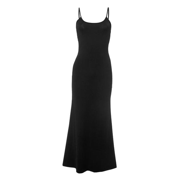 Robe longue à col en U et motif papillon ajouré | Robe de tango rouge 