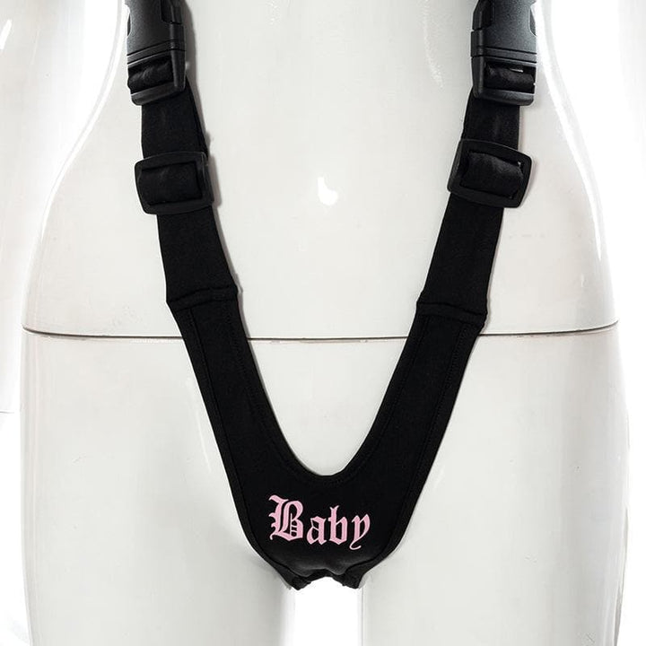 Baby buckle hollow out bodysuit - Halibuy