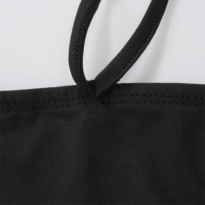 Ruffled halter top - Final Sale - Halibuy