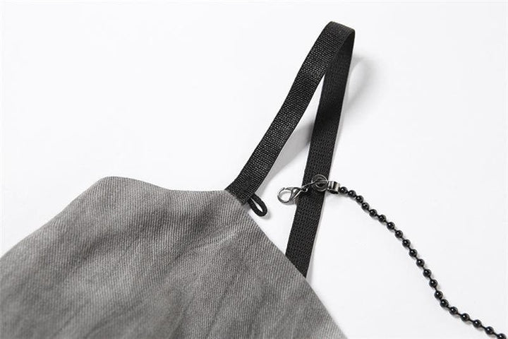 Square neck irregular bowknot cami tip - Halibuy